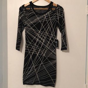 Express 3/4 Sleeve Sweater Mini Dress